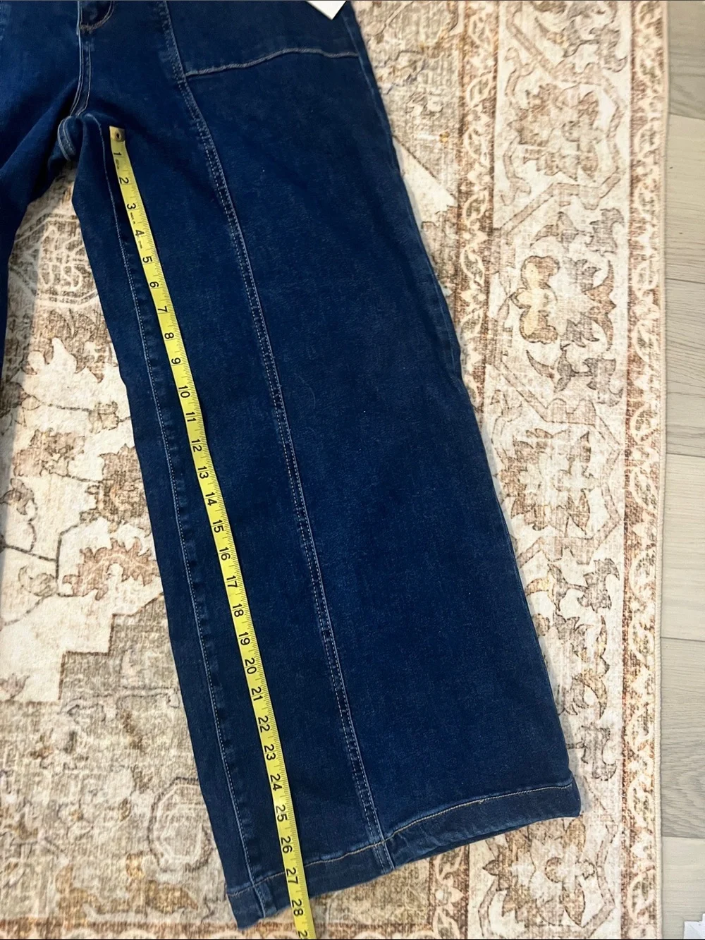 Mica High-Rise Wide Leg Jeans in Dark Indigo